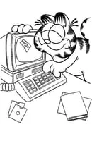Garfield kleurplaat 2