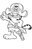 Garfield kleurplaat 20