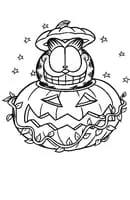 Garfield kleurplaat 3