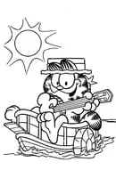 Garfield kleurplaat 7