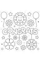 Gefeliciteerd kleurplaat 14
