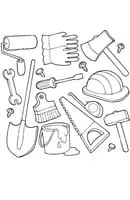 Gereedschap kleurplaat 2