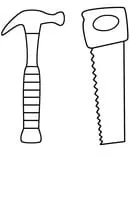 Gereedschap kleurplaat 8