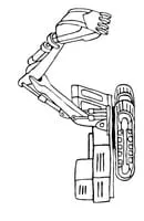 Graafmachine kleurplaat 2