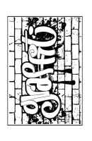 Graffiti kleurplaat 2