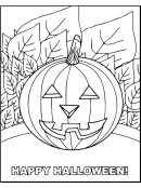 Halloween kleurplaat 24