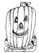 Halloween kleurplaat 28