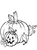 Halloween kleurplaat 3