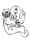 Halloween kleurplaat 30