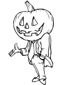 Halloween kleurplaat 5