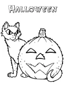 Halloween kleurplaat 55