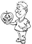 Halloween kleurplaat 6