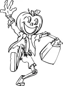 Halloween kleurplaat 8