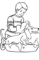 Honden kleurplaat 15