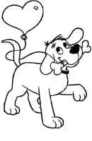 Honden kleurplaat 16