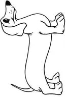 Honden kleurplaat 2