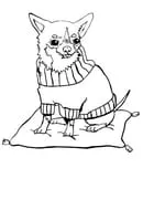 Honden kleurplaat 9