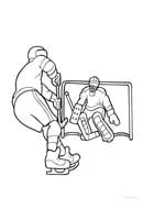 IJshockey kleurplaat 1