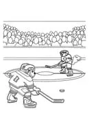 IJshockey kleurplaat 5
