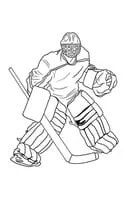IJshockey kleurplaat 6