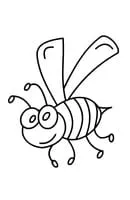 Insecten kleurplaat 7