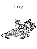 Italie kleurplaat 2