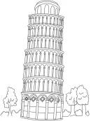 Italie kleurplaat 6