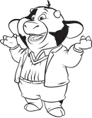 Jakers! kleurplaat 53