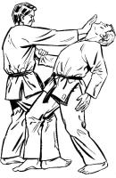 Judo kleurplaat 7