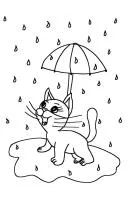 Katten kleurplaat 10