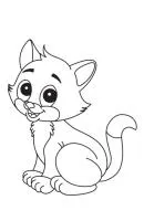 Katten kleurplaat 12