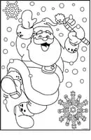 Kerst kleurplaat 17