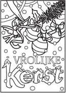 Kerst kleurplaat 21