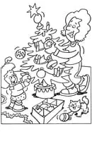 Kerst kleurplaat 3