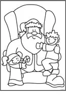 Kerst kleurplaat 6