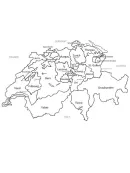 Landkaarten kleurplaat 4