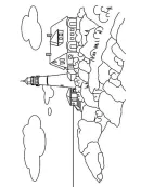 Landschap kleurplaat 7