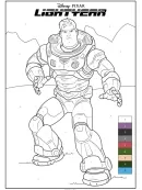 Lightyear kleurplaat 1