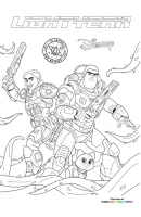 Lightyear kleurplaat 13