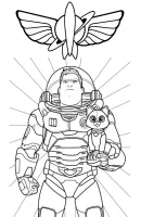 Lightyear kleurplaat 18