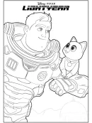 Lightyear kleurplaat 2