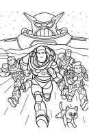 Lightyear kleurplaat 21