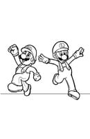 Mario kleurplaat 4