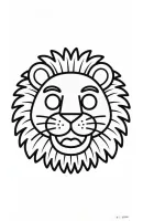 Masker kleurplaat 20