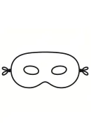 Masker kleurplaat 8