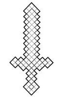 Minecraft kleurplaat 5