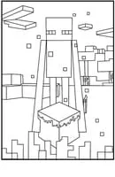 Minecraft kleurplaat 9