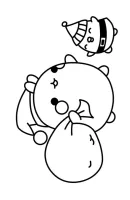 Molang kleurplaat 2
