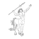 Mythologie kleurplaat 14