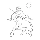 Mythologie kleurplaat 7